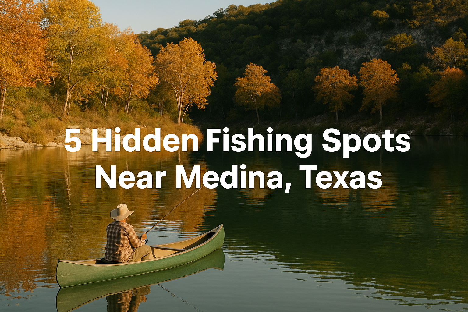 5 Hidden Fishing Spots Near Medina, Texas