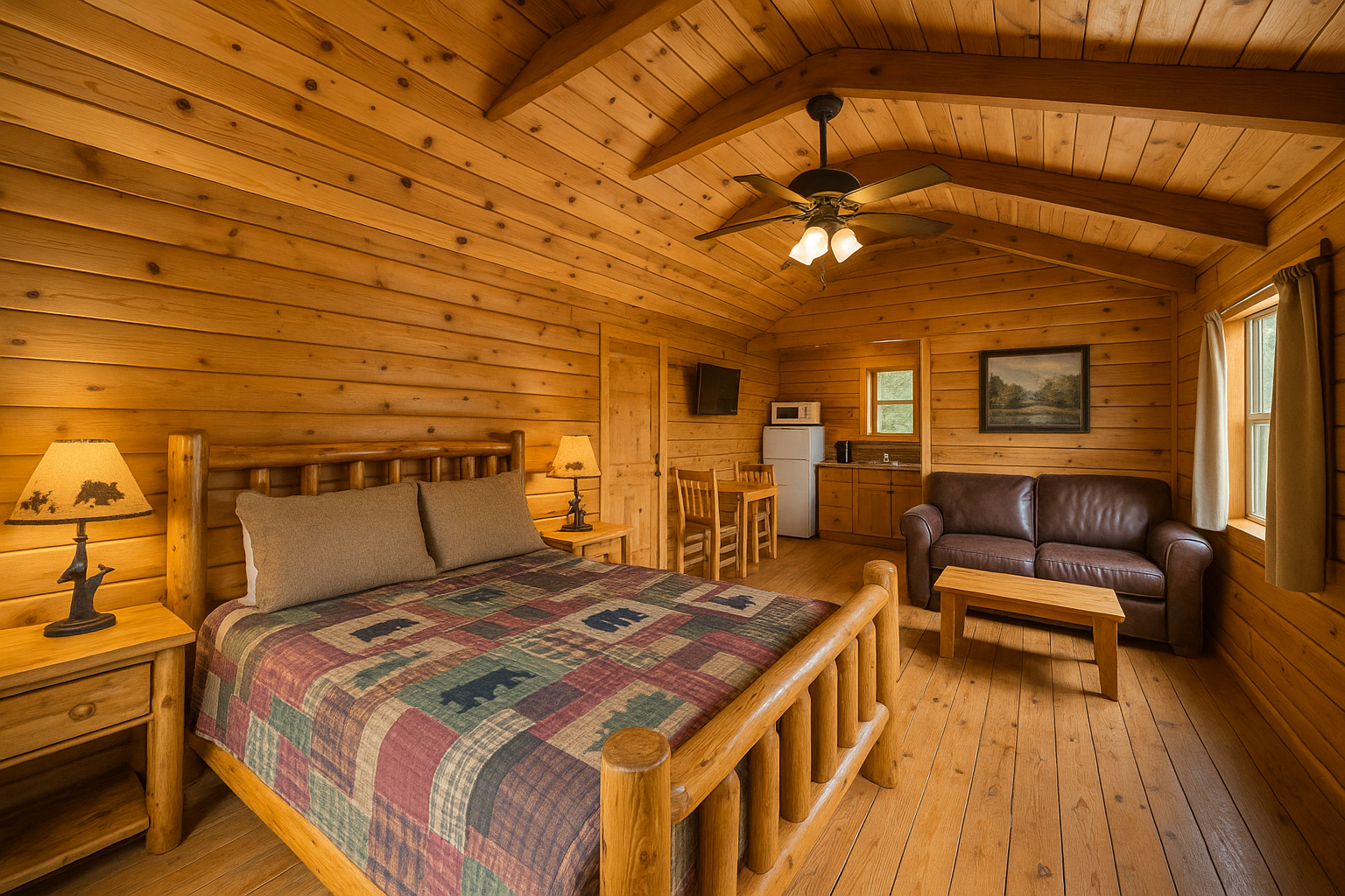 Country Comfort: Inside Our Rustic Cabins in Medina, TX