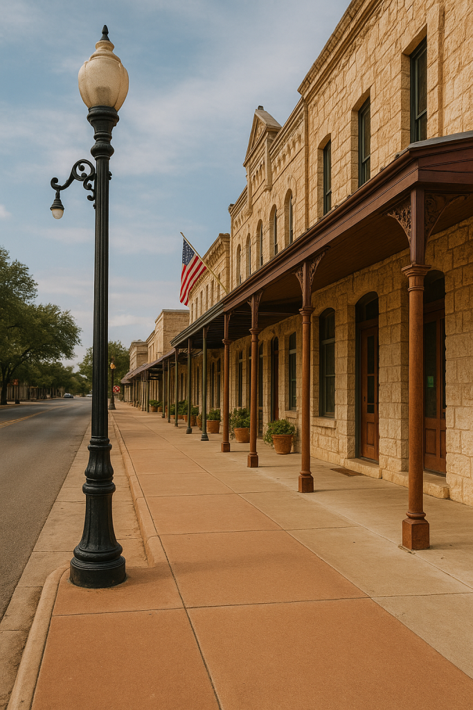 historic towns Texas Hill Country