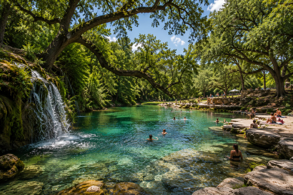 krause springs day trip in hill country